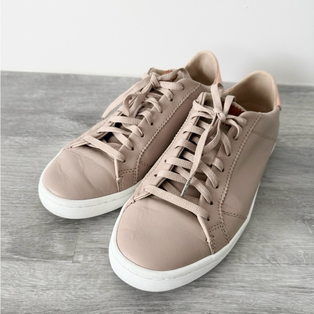 Cole Haan Tan Leather Classic Sneakers Minimal Casual Size 7B